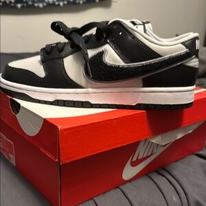 Nike Kids Black and White Sneakers